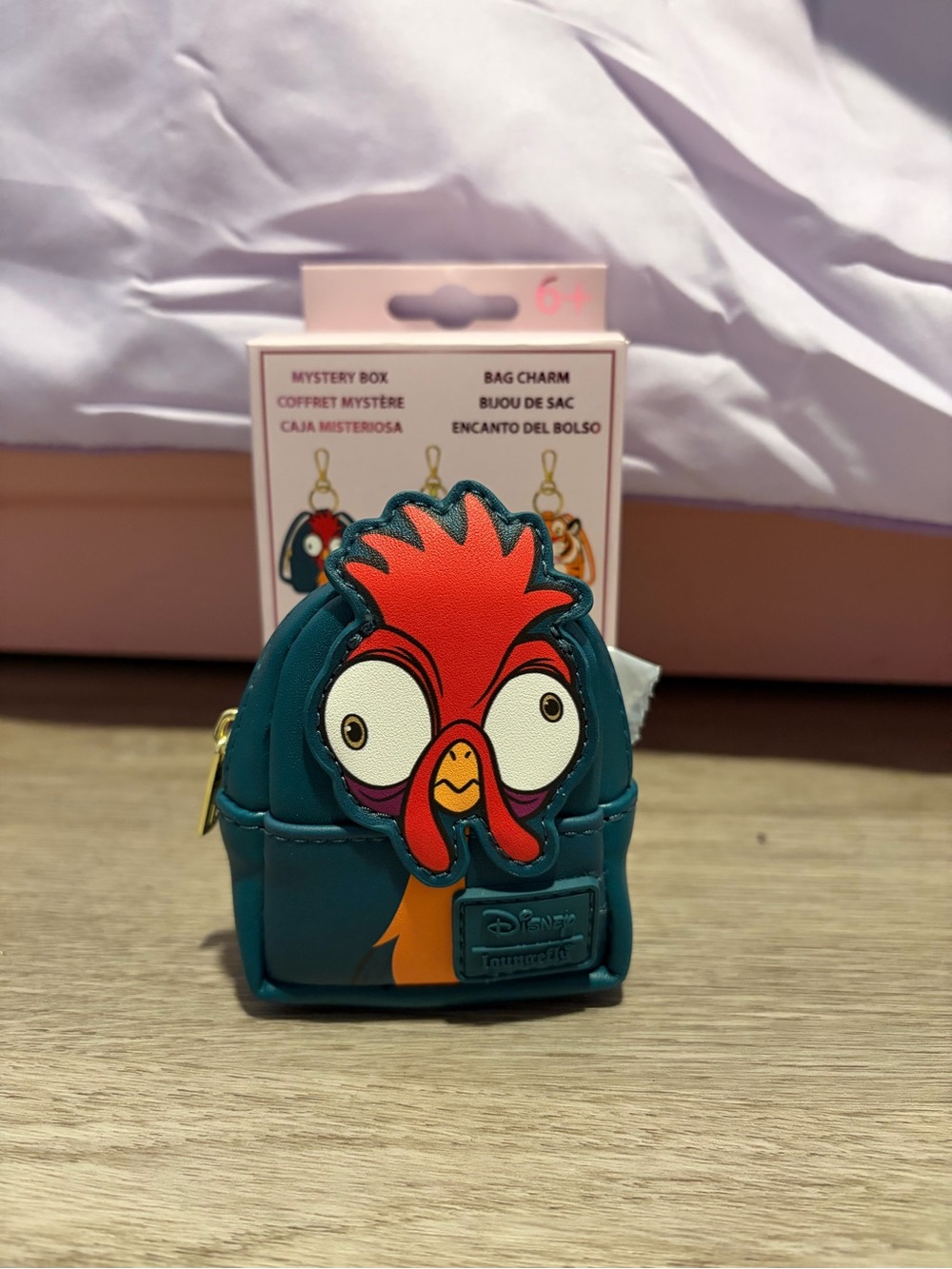 Disney Moana Hei Hei Bag Charm Mini Backpack keychain